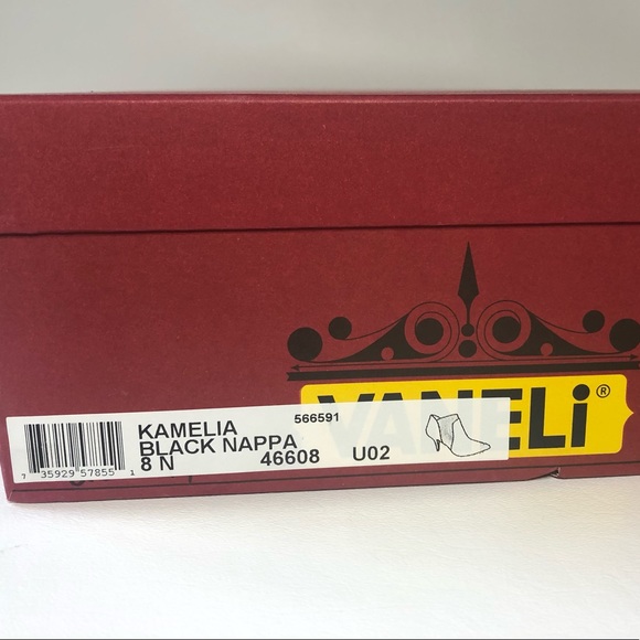 Vaneli Kamelia Black Nappa 2.5 inch heel ankle boot 8N. Worn once. - Picture 2 of 5